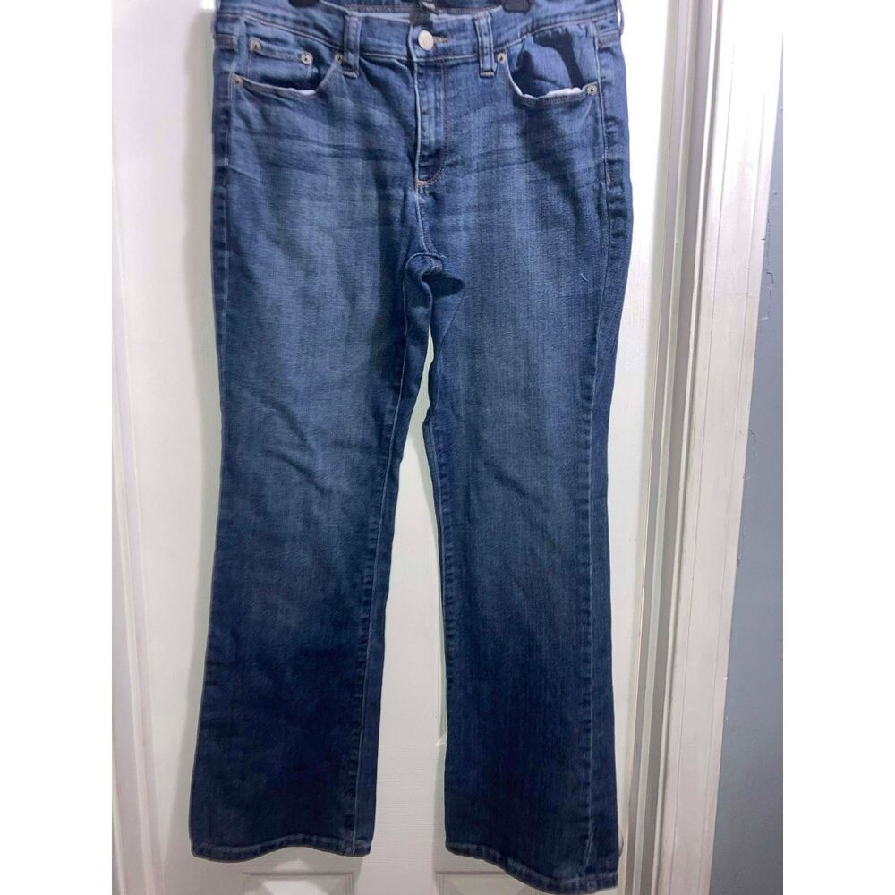 Banana Republic Slim Boot Cut Dark Denim Blue Jeans Size 30/10